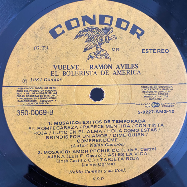 Ramon Aviles - El Bolerista de America | Sono Radio (S.E. 9500) - 4