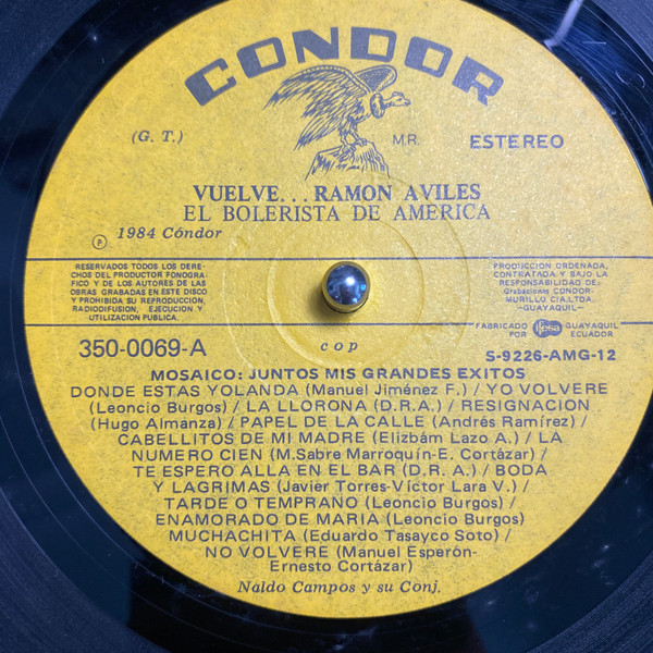 Ramon Aviles - El Bolerista de America | Sono Radio (S.E. 9500) - 3