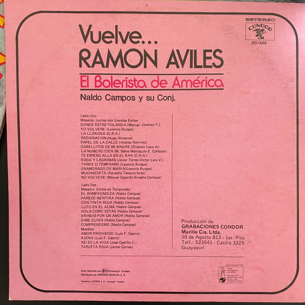 Ramon Aviles - El Bolerista de America | Sono Radio (S.E. 9500) - 2