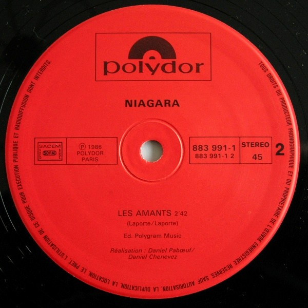 Niagara - L'amour À La Plage | Polydor (883 991-1) - 4