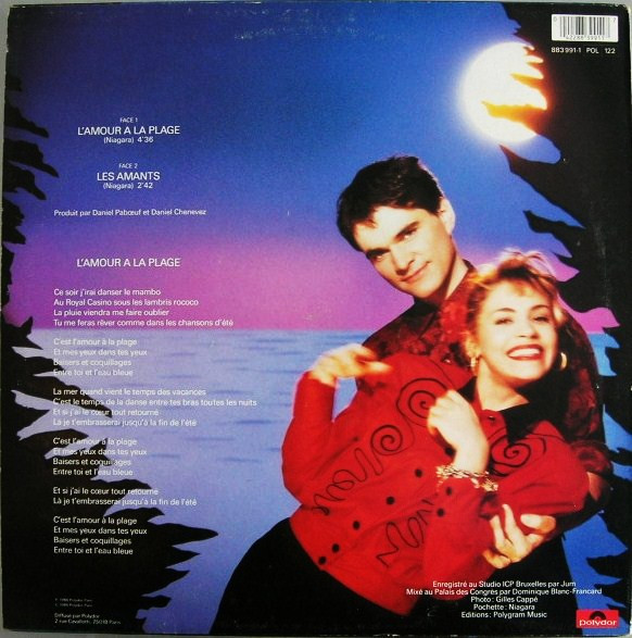 Niagara - L'amour À La Plage | Polydor (883 991-1) - 2