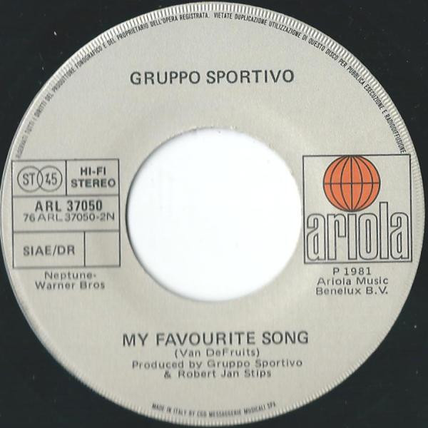 Gruppo Sportivo - My Old Cortina / My Favourite Song | Ariola (ARL 37050) - 4