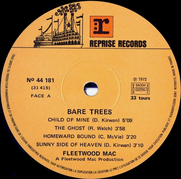 Fleetwood Mac - Bare Trees | Reprise Records (44.181) - 3 Fleetwood Mac - Bare Trees | Reprise Records (44.181) - 3