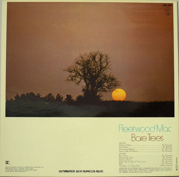 Fleetwood Mac - Bare Trees | Reprise Records (44.181) - 2 Fleetwood Mac - Bare Trees | Reprise Records (44.181) - 2