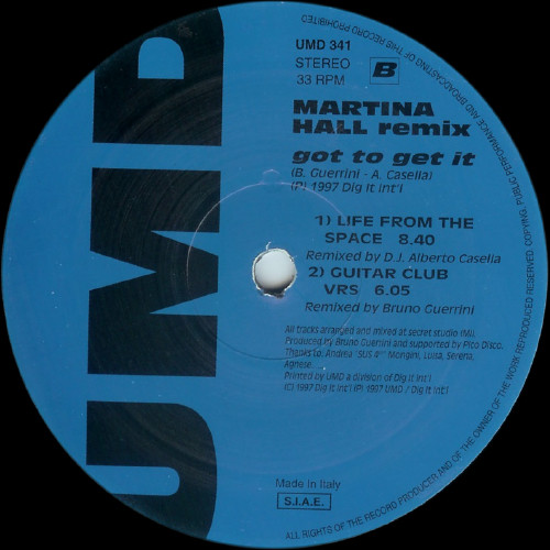 Martina Hall - Got To Get It (Remix) | Underground Music Department (UMD) (UMD 341) - 3 Martina Hall - Got To Get It (Remix) | Underground Music Department (UMD) (UMD 341) - 3