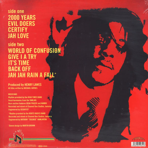 Michael Prophet - Certify | Burning Sounds (BSRLP998) - 2 Michael Prophet - Certify | Burning Sounds (BSRLP998) - 2