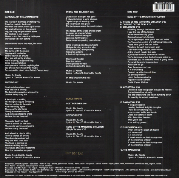 Earth And Fire - Song Of The Marching Children | Music On Vinyl (MOVLP1288) - 4