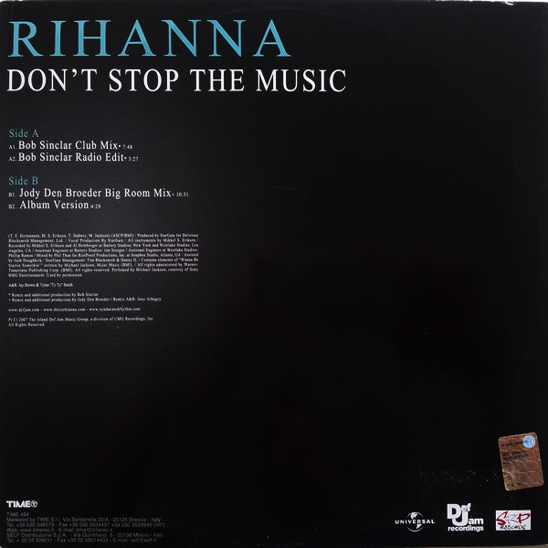 Rihanna - Don't Stop The Music | TIME (TIME 494) - 2
