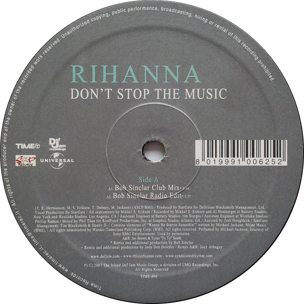 Rihanna - Don't Stop The Music | TIME (TIME 494) - 3