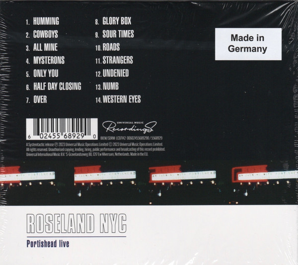 Portishead - Roseland NYC Live | Universal Music Recordings (556 892 9) - 2 Portishead - Roseland NYC Live | Universal Music Recordings (556 892 9) - 2