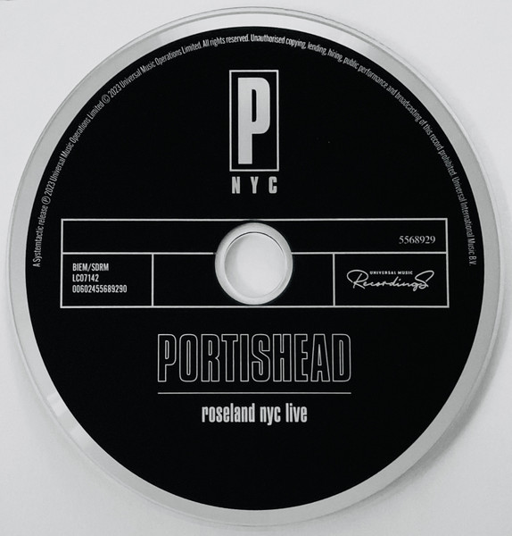 Portishead - Roseland NYC Live | Universal Music Recordings (556 892 9) - 3 Portishead - Roseland NYC Live | Universal Music Recordings (556 892 9) - 3