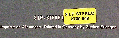 Johann Sebastian Bach - Berliner Philharmoniker , Herbert von Karajan - H-Moll-Messe - Mass In B minor BWV 232 | Deutsche Grammophon (2740 112) - 3