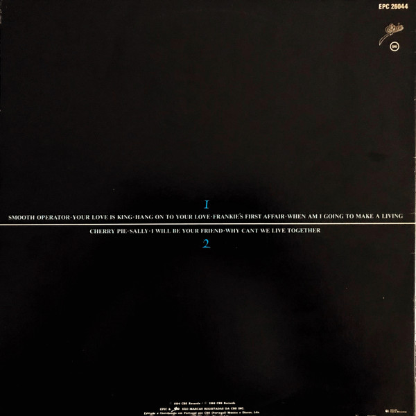 Sade - Diamond Life | Epic (EPC 26044) - 2