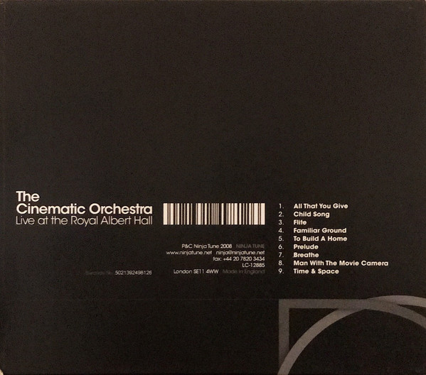 The Cinematic Orchestra - Live At The Royal Albert Hall | Ninja Tune (ZEN CD141) - 2