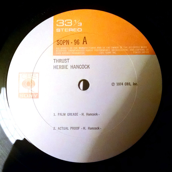 Herbie Hancock - Thrust | CBS/Sony (SOPN 96) - 4
