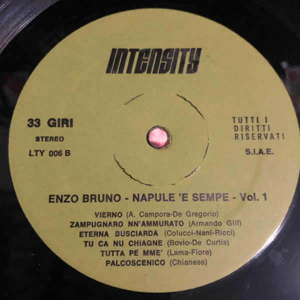 Enzo Bruno - Napule 'E Sempe | Intensity (LTY 006) - 4 Enzo Bruno - Napule 'E Sempe | Intensity (LTY 006) - 4