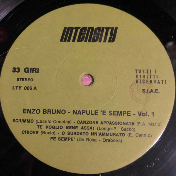 Enzo Bruno - Napule 'E Sempe | Intensity (LTY 006) - 3 Enzo Bruno - Napule 'E Sempe | Intensity (LTY 006) - 3