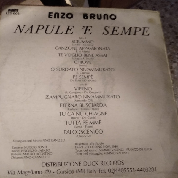 Enzo Bruno - Napule 'E Sempe | Intensity (LTY 006) - 2 Enzo Bruno - Napule 'E Sempe | Intensity (LTY 006) - 2