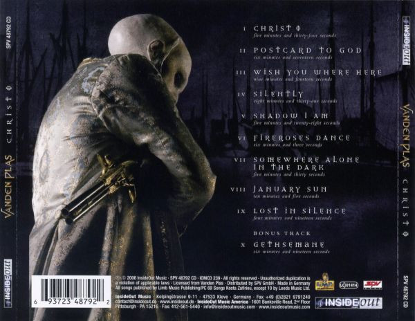 Vanden Plas - Christ 0 CD | Inside Out Music (IOMCD 239) - 2 Vanden Plas - Christ 0 CD | Inside Out Music (IOMCD 239) - 2