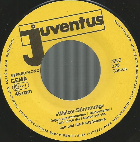 Joe Raphael Und Die Party-Singers - Walzer Stimmung | Juventus (795-E) - 3