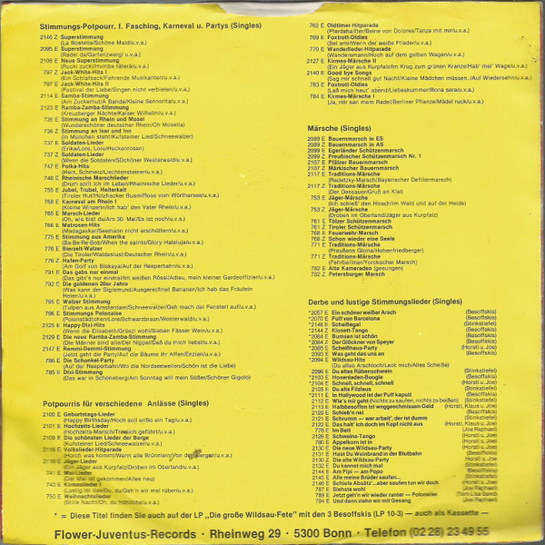 Joe Raphael Und Die Party-Singers - Walzer Stimmung | Juventus (795-E) - 2