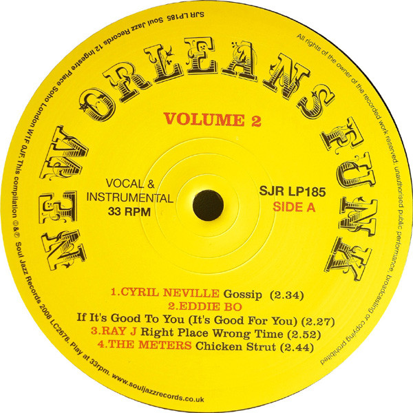Various - New Orleans: The Original Sound Of Funk (The Second Line Strut) 3LP | Soul Jazz Records (SJR LP185) - 2 Various - New Orleans: The Original Sound Of Funk (The Second Line Strut) 3LP | Soul Jazz Records (SJR LP185) - 2