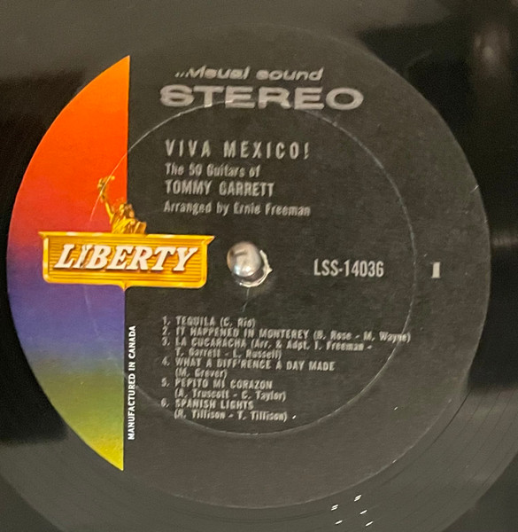 The 50 Guitars Of Tommy Garrett - ¡Viva Mexico! | Liberty (LSS-14036) - 4