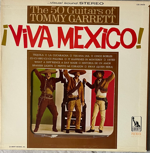 The 50 Guitars Of Tommy Garrett - ¡Viva Mexico! | Liberty (LSS-14036)