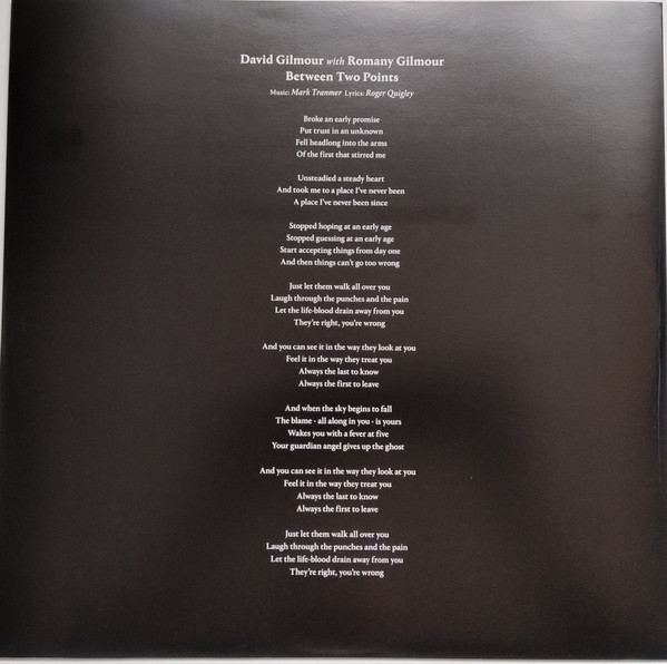 David Gilmour With Romany Gilmour - Between Two Points | Sony Music (0198028867115) - 4