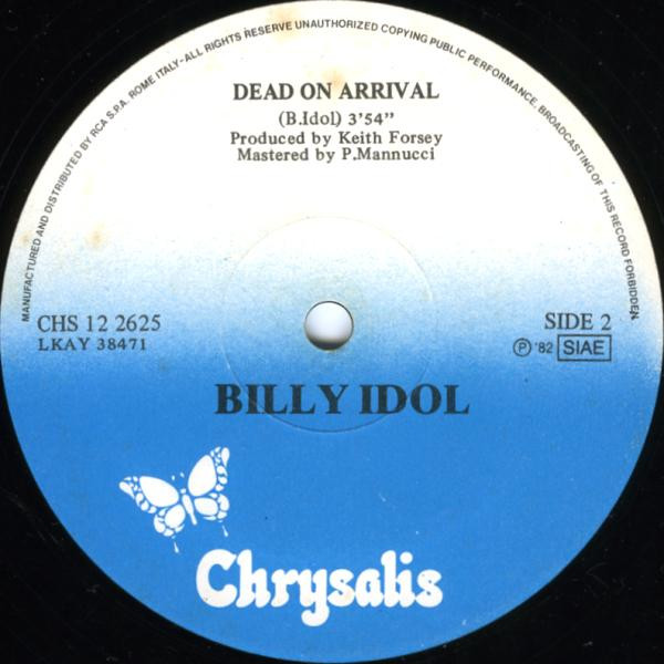 Billy Idol - Hot In The City | Chrysalis (CHS 12 2625) - 2