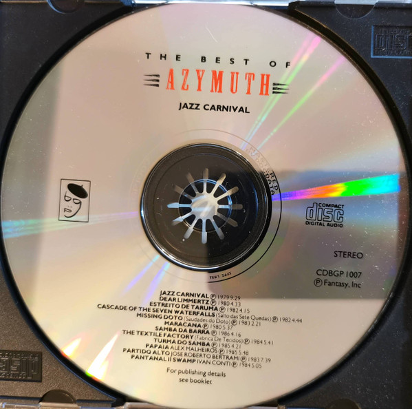 Azymuth - Jazz Carnival: The Best Of Azymuth | BGP Records (CDBGP 1007) - 3