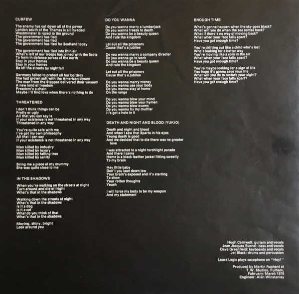 The Stranglers - Black And White | United Artists Records (UAS 30 222 XOT) - 3 The Stranglers - Black And White | United Artists Records (UAS 30 222 XOT) - 3