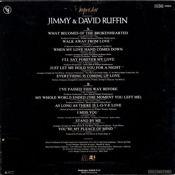 The Ruffin Brothers - Jimmy & David Ruffin | Motown (535034) - 2 The Ruffin Brothers - Jimmy & David Ruffin | Motown (535034) - 2