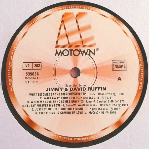 The Ruffin Brothers - Jimmy & David Ruffin | Motown (535034) - 3 The Ruffin Brothers - Jimmy & David Ruffin | Motown (535034) - 3
