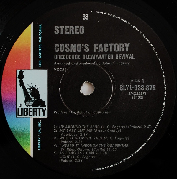 Creedence Clearwater Revival - Cosmo's Factory | Liberty (SLYL-933872) - 3