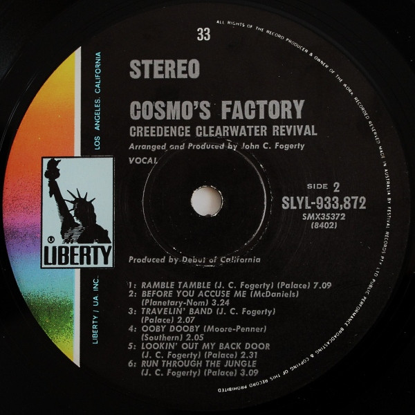 Creedence Clearwater Revival - Cosmo's Factory | Liberty (SLYL-933872) - 4
