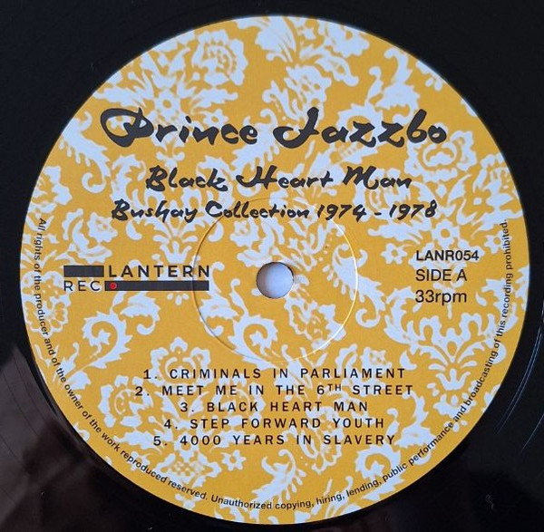 Prince Jazzbo - Black Heart Man - Bushay Collection 1974 - 1978 | Lantern Rec. (LANR054) - 3
