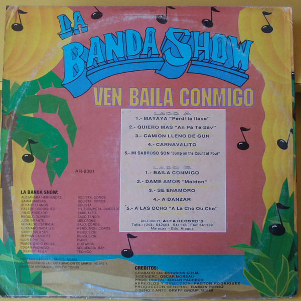 La Banda Show - Ven Baila Conmigo | Alfa Records (8381) - 2 La Banda Show - Ven Baila Conmigo | Alfa Records (8381) - 2