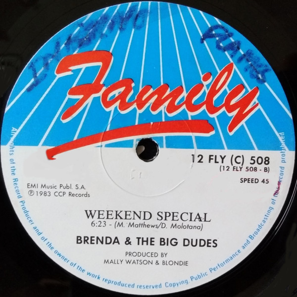 Brenda & The Big Dudes - Weekend Special | Family (12FLY(C) 508) - 4