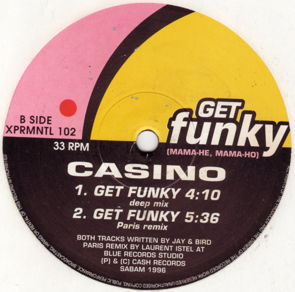 Casino - Get Funky (Mama-He, Mama-Ho) | Xprmntl (XPRMNTL 102) - 2