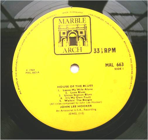John Lee Hooker - House Of The Blues | Marble Arch (MAL 663) - 3 John Lee Hooker - House Of The Blues | Marble Arch (MAL 663) - 3