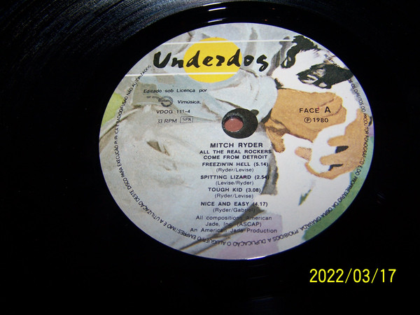Mitch Ryder - All The Real Rockers Come From Detroit | Underdog (VDOG 111-4) - 3