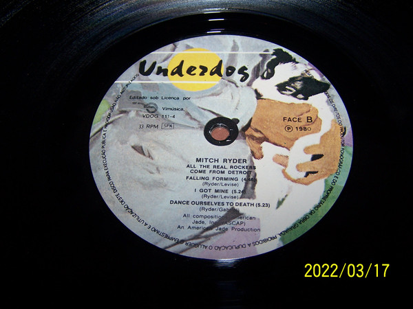 Mitch Ryder - All The Real Rockers Come From Detroit | Underdog (VDOG 111-4) - 4