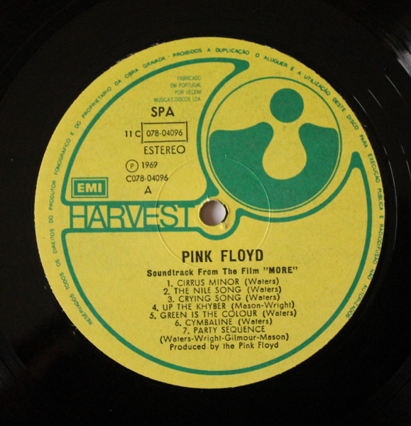 Pink Floyd - Soundtrack From The Film "More" | Harvest (1040961) - 4