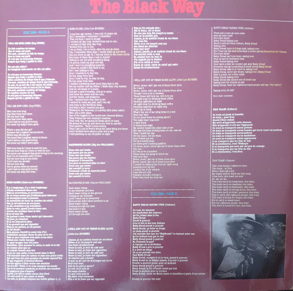 Various - The Black Way - La Mémoire Du Peuple Noir | L'Escargot (ESC 398) - 3 Various - The Black Way - La Mémoire Du Peuple Noir | L'Escargot (ESC 398) - 3