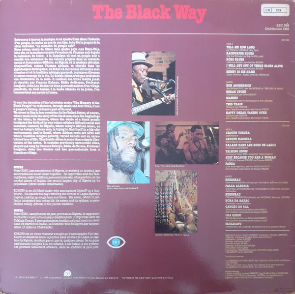 Various - The Black Way - La Mémoire Du Peuple Noir | L'Escargot (ESC 398) - 4 Various - The Black Way - La Mémoire Du Peuple Noir | L'Escargot (ESC 398) - 4