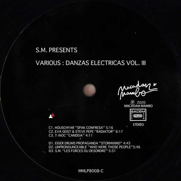 Sacha Mambo presents Various - Danzas Electricas Vol. III | Macadam Mambo (MMLP8008) - 3