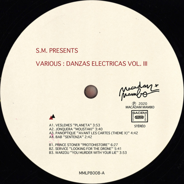 Sacha Mambo presents Various - Danzas Electricas Vol. III | Macadam Mambo (MMLP8008) - 2
