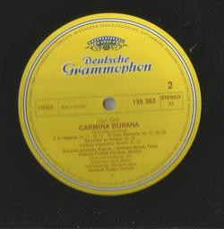 Carl Orff - Gundula Janowitz · Gerhard Stolze · Dietrich Fischer-Dieskau / Chor Der Deutschen Oper Berlin Und Orchester Der Deutschen Oper Berlin / Eugen Jochum - Carmina Burana | Deutsche Grammophon (139 362) - 3 Carl Orff - Gundula Janowitz · Gerhard Stolze · Dietrich Fischer-Dieskau / Chor Der Deutschen Oper Berlin Und Orchester Der Deutschen Oper Berlin / Eugen Jochum - Carmina Burana | Deutsche Grammophon (139 362) - 3
