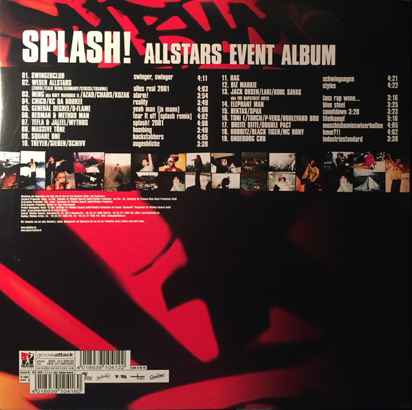 Various - Splash! Allstars Event Album 2001 | Phlatline Records (PHR 1003-1) - 2 Various - Splash! Allstars Event Album 2001 | Phlatline Records (PHR 1003-1) - 2